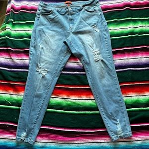 Skinny jeans size 22